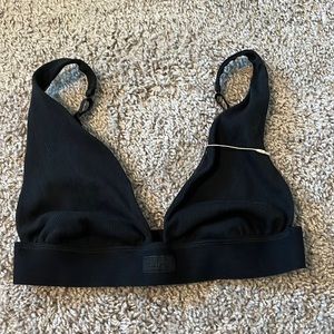Skims Cotton Plunge Bra